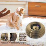 Rascador Órgano Mágico para Gatos – Tablero Corrugado con Bola
