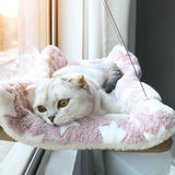 Hamaca de ventana para gatos — cama suspendida con ventosas soporta hasta 20 kg