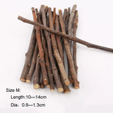 Palitos de Manzana para Roer – Juguete Dental Natural para Hámster, Conejo y Chinchilla