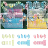 Túnel DIY para Hámster – Set de 8 Piezas de Tubería Transparente para Ejercicio y Juego