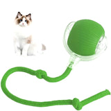 Pelota rodante inteligente recargable para gatos y perros — juguete interactivo