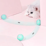 Pelota Interactiva Automática para Gato – Juguete Eléctrico Rodante con USB