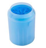 Limpiador de patas portátil para perros — vaso de silicona con cepillo suave