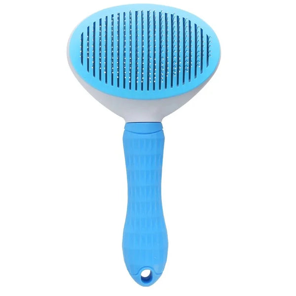 Peine de Acero para Gatos y Perros – Limpieza Profesional de Pelo Largo