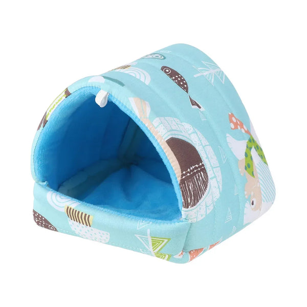Casa Nido para Hámster y Conejos – Cama Cálida de Invierno para Pequeños Animales