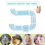 Túnel DIY para Hámster – Set de 8 Piezas de Tubería Transparente para Ejercicio y Juego