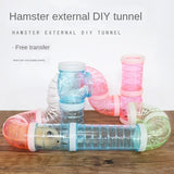 Túnel DIY para Hámster – Set de 8 Piezas de Tubería Transparente para Ejercicio y Juego