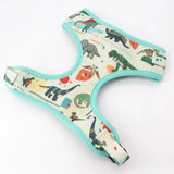 Set de Arnés Dino para Perros con Collar a Juego – Malla Transpirable Anticalor