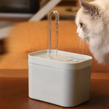 Bebedero Fuente de Agua para Gato con Filtro USB Eléctrico 1.5L